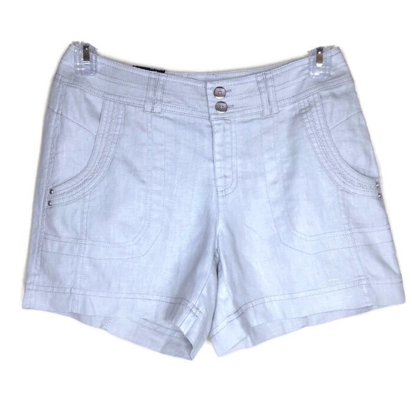 INC International Concepts Pants - NWT INC 100% Linen Shorts Size 2 Curvy Fit